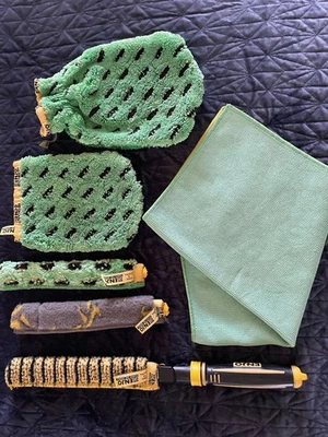 Enjo Kitchen Cleaning Wand & Fibres New & Great Condition - image 1 of 4