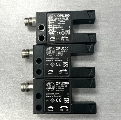 3 Fork Sensors IFM OPU200 - Image 1 of 2
