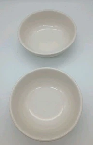 Buffalo China Cereal Bowls Set Of 2 Restaurant Ware USA Ironstone 5.5" - Picture 1 of 4