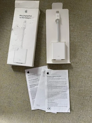 Apple Mini DisplayPort to VGA Adapter MB572Z/B -  A1307 -NEW - Image 1 of 3
