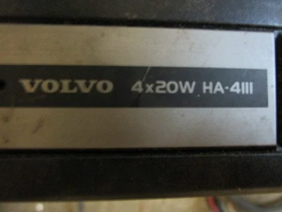 Volvo 740 760 Radio Amplifier #HA4111 4 x20 Watt 1984-1989 Original Rare - Image 1 of 4