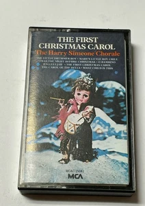 Harry Chorale Simeone “The First Christmas Carol” (1987, Cassette Tape) Tested - Picture 1 of 3