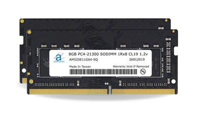 Adamanta 16GB (2x8GB) DDR4 2666MHz PC4-21300 SODIMM 1Rx8 1.2v Laptop Memory RAM - Image 1 of 2