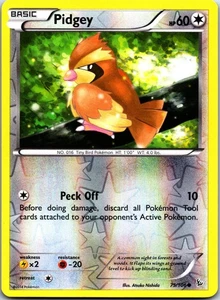 Pidgey Reverse Holo Common FLF XY - Flashfire 75/106 NM - Picture 1 of 2