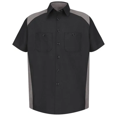 Red Kap Men's Short Sleeve Motorsports Shirt - Image 1 of 4