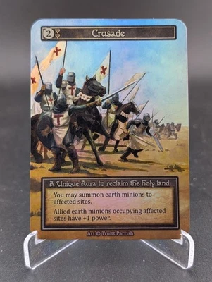 Foil Alpha Crusade - Sorcery Contested Realm - Alpha - NM+ Foil Crusade - Image 1 of 3