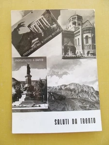 (FG.M15) Saluti da TRENTO -  VDUTINE, MONUMENTO A DANTE, A BATTISTI (vg 1956) - Imagen 1 de 2
