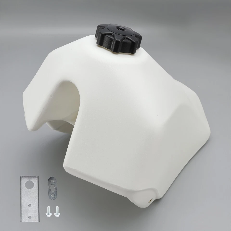 Oversized 3.2 Gallon Fuel Gas Tank White For Kawasaki KLR250 KLR 250 1985-2005 - Imagem 1 de 4