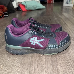 KURU Quantum Women Size 8 Walking Supportive Sneakers Purple Grey - Picture 1 of 7