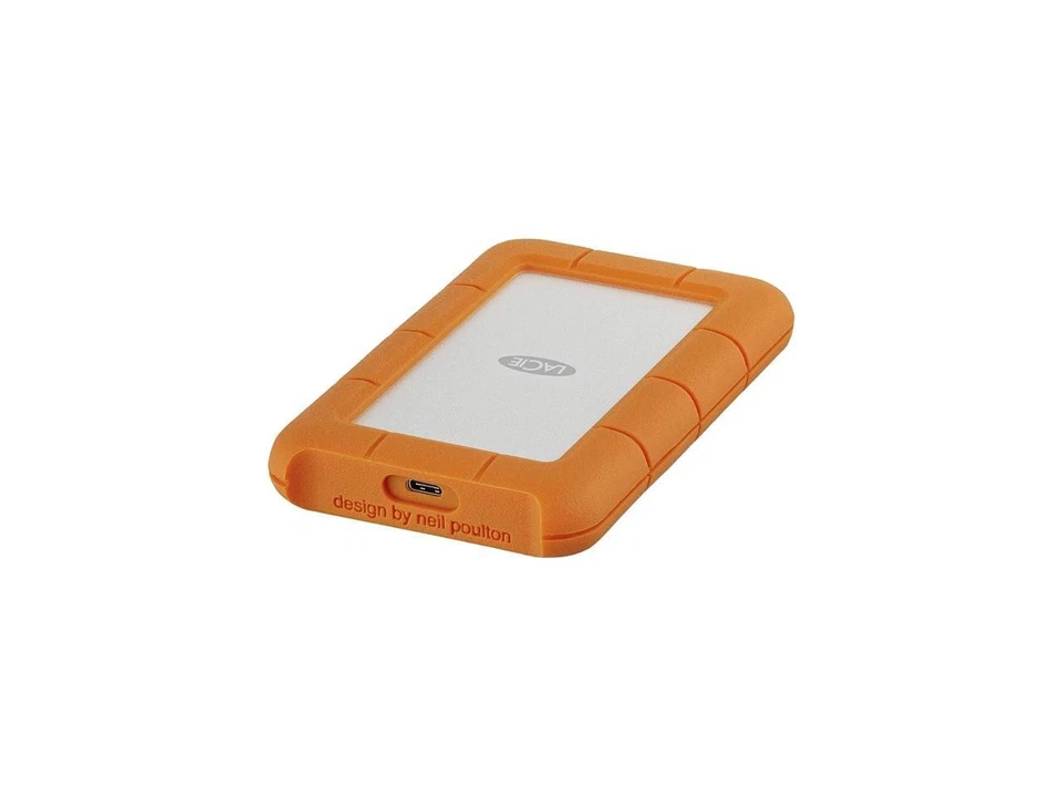 LaCie 2TB Rugged USB-C Portable Hard Drive 1 x USB-C 3.1 Model STFR2000800 - Image 1 of 1