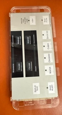 GE Refrigerator Door Display Control Board # WR55X22608 From Model # PSB42YSXASS - Image 1 of 4