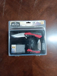 BUCK 733 AND 734 COLLECTORS POCKET KNIFE SET TIN COMBO KNIVES NEW - Picture 1 of 4