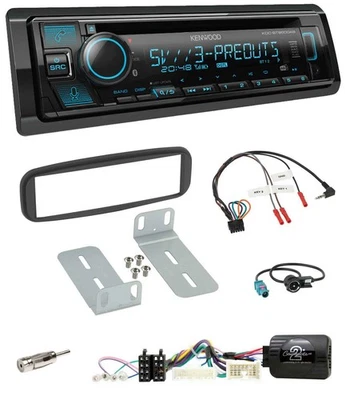Kenwood Bluetooth USB CD Lenkrad DAB Autoradio für Renault Clio 2012-2016 - Bild 1 von 4
