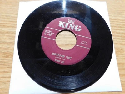 Bonnie Lou - King 45 RPM - Hand-Me-Down Heart / Tennessee Wig Walk - Imagem 1 de 2