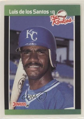 1989 Donruss The Rookies Box Set Luis de los Santos #33 RC - Image 1 of 2