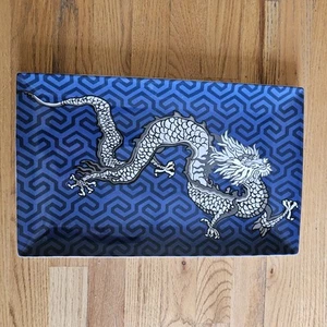 WILLIAMS SONOMA SCHUMACHER COLLECTION "BIXI DRAGON" 16" RECTANGULAR PLATTER - Picture 1 of 8