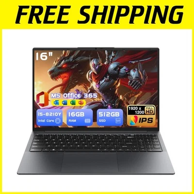 High Performance 16" Laptop Core i5 16GB RAM 512GB SSD - Image 1 of 4