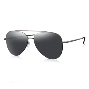 Classic Aviator Polarized Sunglasses for Men Women BL8010 59mm, Exclusive Eye... - Picture 1 of 7