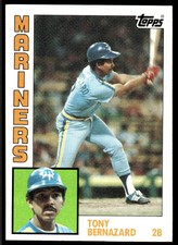 1984 Topps Tony Bernazard Seattle Mariners #41