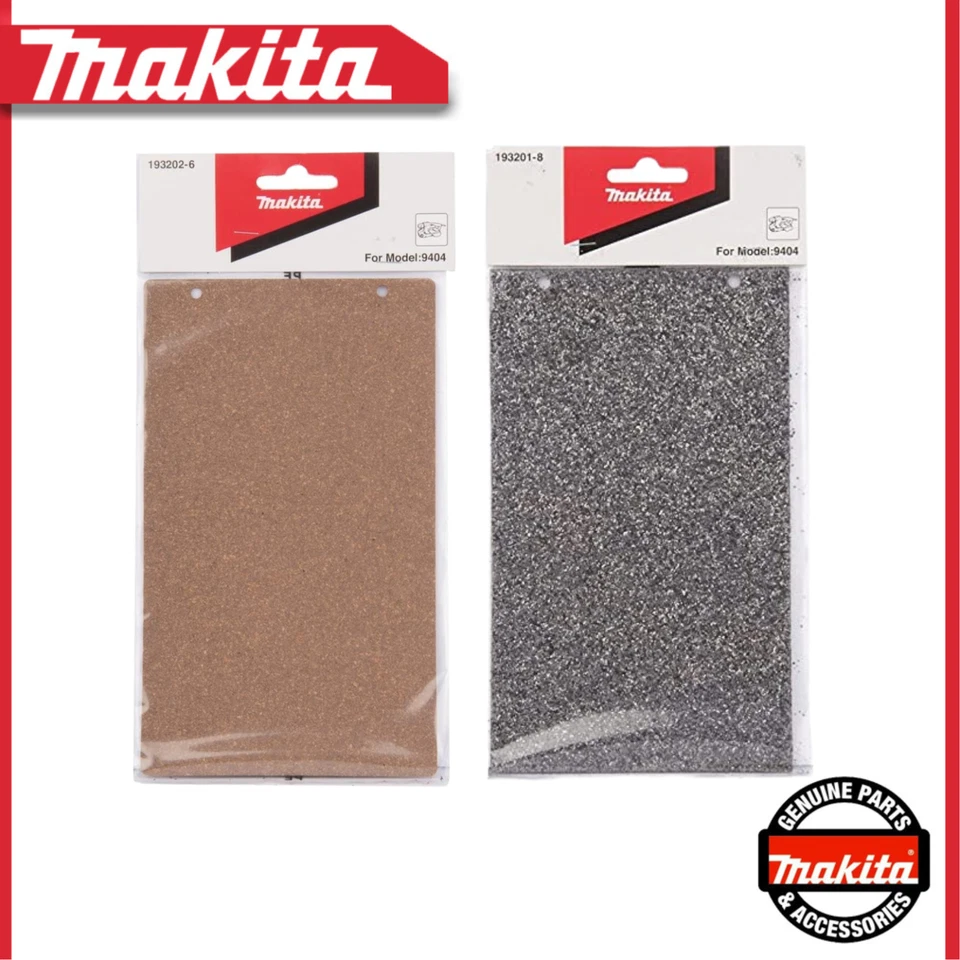 Genuine Makita Carbon And Cork Plate Pad Repair Kit For 9404 Belt Sander