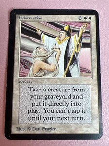 Resurrection Alpha weiß ungewöhnlich MTG Magic the Gathering Karte (ID# 358745) - Bild 1 von 8
