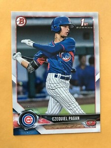 2018 Bowman Draft EZEQUIEL PAGAN Rookie RC Chicago CUBS #BD-106, QTY