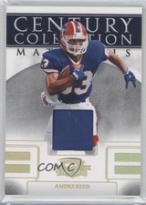 2008 Donruss Threads Century Collection Materials Prime /50 Andre Reed HOF