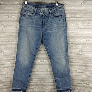 Ann Taylor Loft Womens Size 27/4 relaxed skinny crop jeans - Picture 1 of 10