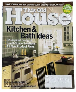 This Old House Magazine  July/August 2006 Kitchen & Bath Ideas - Imagen 1 de 21