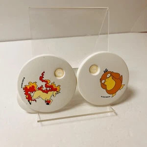 ⭐️ Rapidash Vintage Pokémon Tupperware Tumbler Lid Covers 2 Replacement Pokemon - Picture 1 of 4