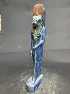 Alte ägyptische Antiquitäten ägyptische seltene Statue der Sekhmet-Göttin ägyptisch v. Chr. - Bild 1 von 11