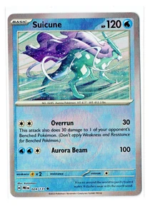 Pokémon TCG - Suicune 024/131 - Prismatic Evolutions Holo Poke Ball Pattern - NM - Picture 1 of 2