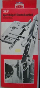 BKS Sperrbügel-Einsteckschloß 2615 / 55 mm Dorn, 72 mm Entfernung DIN Rechts - Bild 1 von 3