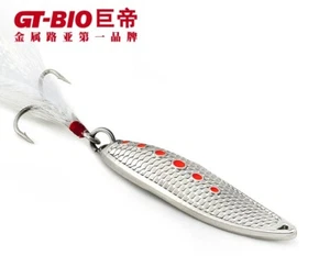 7.5g - 20g Spoon Lure Fishing Bait Freshwater Saltwater Spoon GT-BIO Köder Leech - Picture 1 of 21