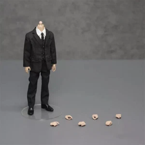 Batman Bruce Wayne Ben Affleck 1/12 action figure tuta nera con base corpo 6 pollici - Foto 1 di 4