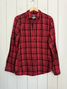 Neu mit Etikett J. Crew rot kariertes Button Down Hemd M Medium 100% Baumwolle E5318 NEU - Bild 1 von 5