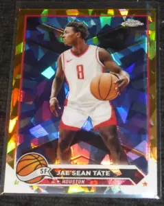 2023-24 TOPPS CHROME SAPPHIRE GOLD REFRACTOR #D/50 JAE'SEAN TATE #145 - Picture 1 of 1