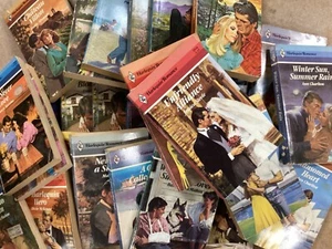 Bookseller Bargain Lot #4 Harlequin Color Stripe Romances PB Lot of 88 - Picture 1 of 7