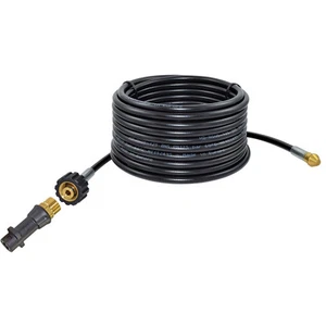 Manguera de limpieza de tuberías limpiador de tuberías limpiador de desagüe se adapta a Kärcher Aldi, etc. - Imagen 1 de 6