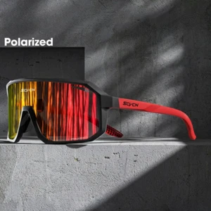 SCVCN Polarized Sunglasses for Men MTB Cycling Glasses Outdoor Sports Bike UV400 - Picture 1 of 22