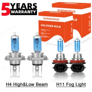 Halogen Headlight High Low Beam Fog Light Bulbs Kit For Toyota Tundra 2014-2021 - Foto 1 di 12
