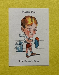 1922 RISING BOXER SERIES FRANK GODDARD #14 MASTER PUG THE BOXER'S SON - Picture 1 of 2