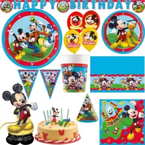 Micky Maus Partydeko Kindergeburtstag Mickey Mouse Geburtstag Party Set Minnie - Bild 1 von 66