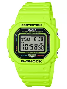 Casio G-SHOCK Lime Sports Watch - DW5600EP-9 - Picture 1 of 3