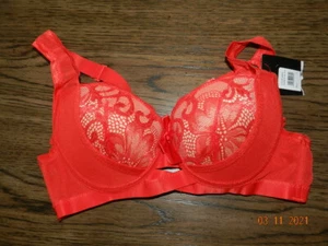 NWT Fredericks of Hollywood S Chloe Anne bra RED X116-2155 - Picture 1 of 3