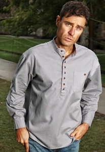 Camisas abuelo un diseño original en algodón taladro fino... Calidad nunca un problema. - Imagen 1 de 12