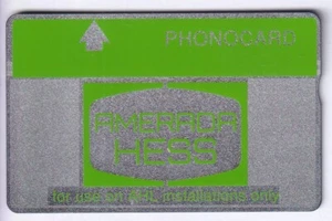 OFFSHORE ECOSSE TELECARTE / PHONECARD .. AMERADA HESS AHL L&G 807B NOTCHED - Imagen 1 de 2