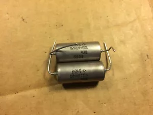 2 NOS Vintage Russian PIO .1 uf 400v Capacitors K40Y-9 Oil Guitar Amp Cap TESTED - Picture 1 of 8