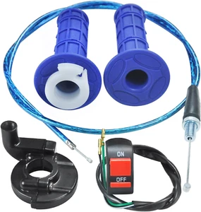 22Mm 7/8 Throttle Handle Grips Cable Clamp on off Switch Coleman CT100U CT200U - Picture 1 of 12