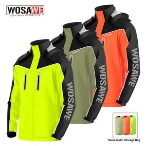WOSAWE Men/Women Outdoor Motorcycle Raincoat Breathable Comfort Windproof Jacket - Bild 1 von 21